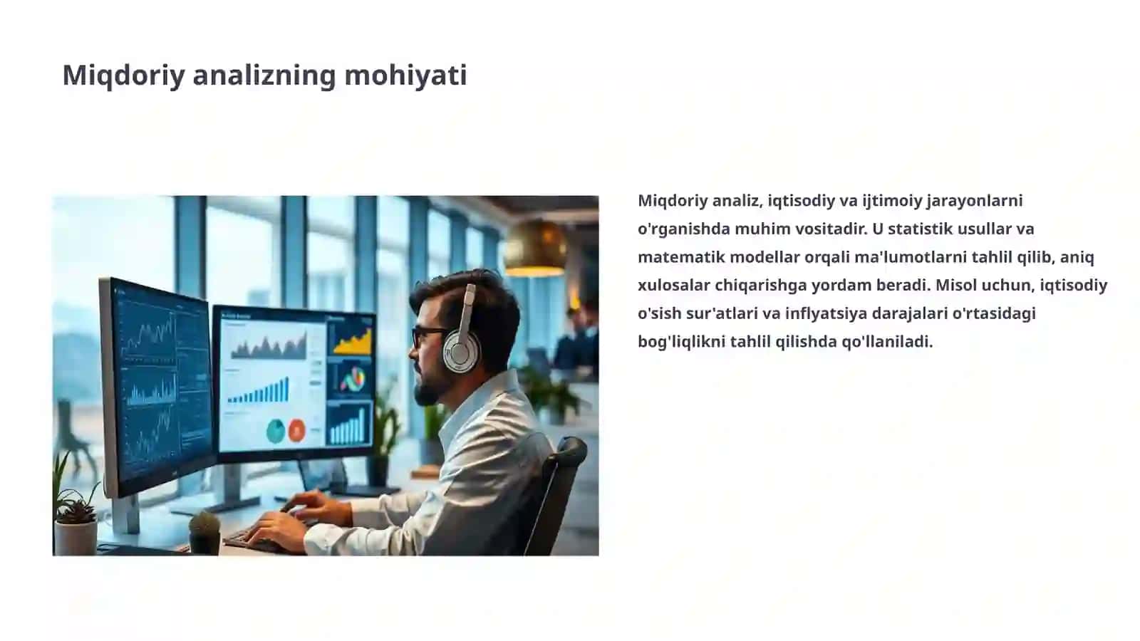 Miqdoriy analiz vazifasi va metodi 3