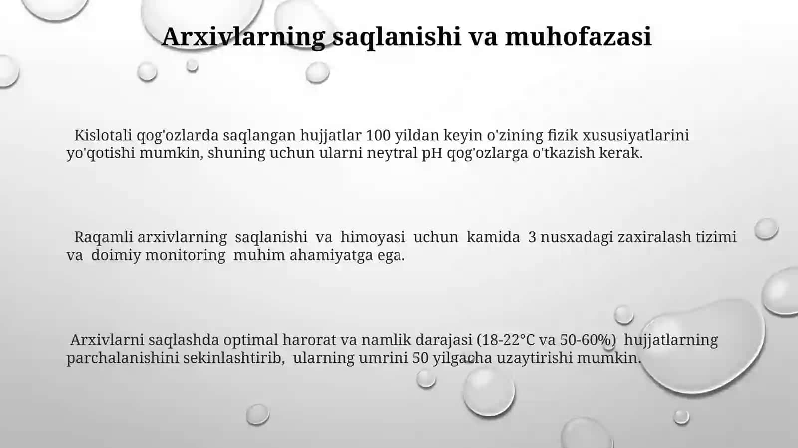 Arxivshunoslik fanining tarix fanlari bilan bogliq jihatlari 3