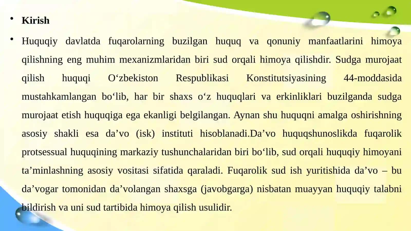 Da’vo, uning elementlari va turlari 3
