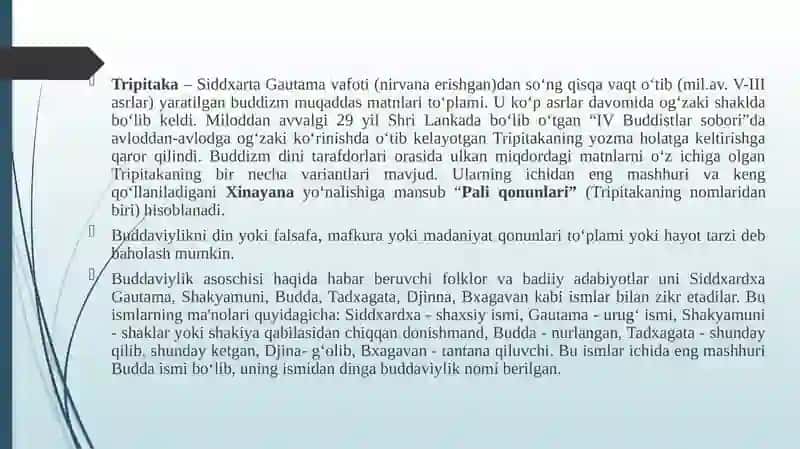 BUDDAVIYLIK DINIXRISTIAN DINI TARIXI 3