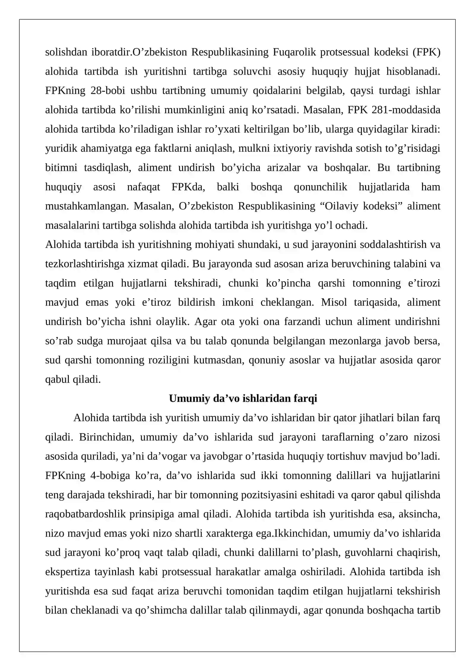 Alohida tartibda ish yuritish va uning turlari 3