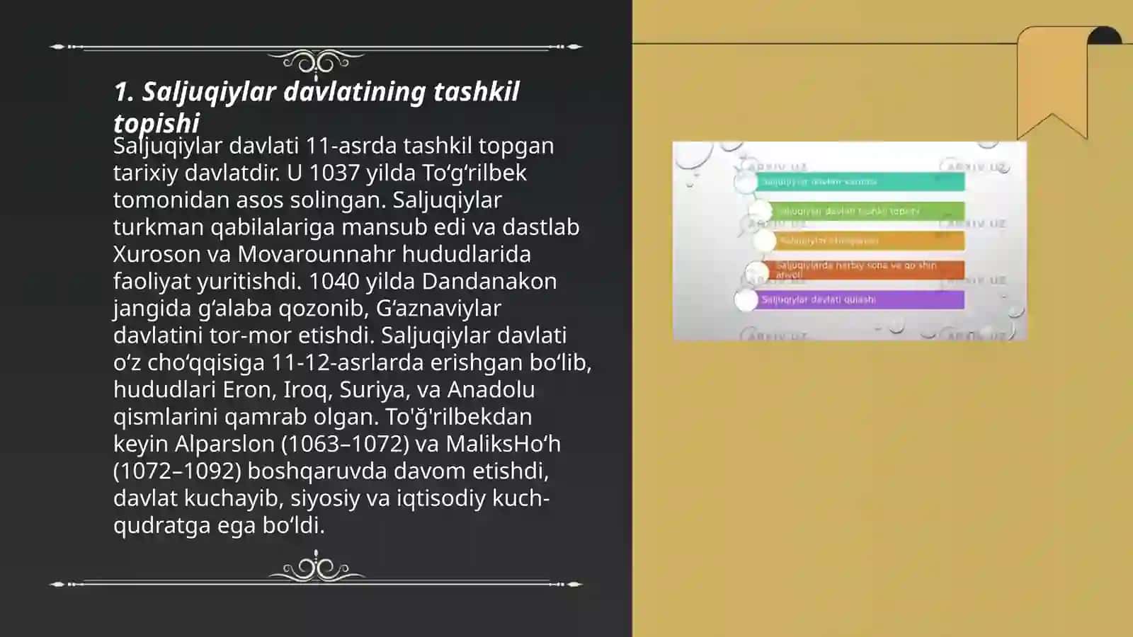 Saljuqiylar 3