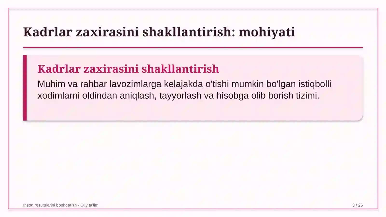 elektron tijoratda kadrlar zaxirasini shakllantirish 6608 3