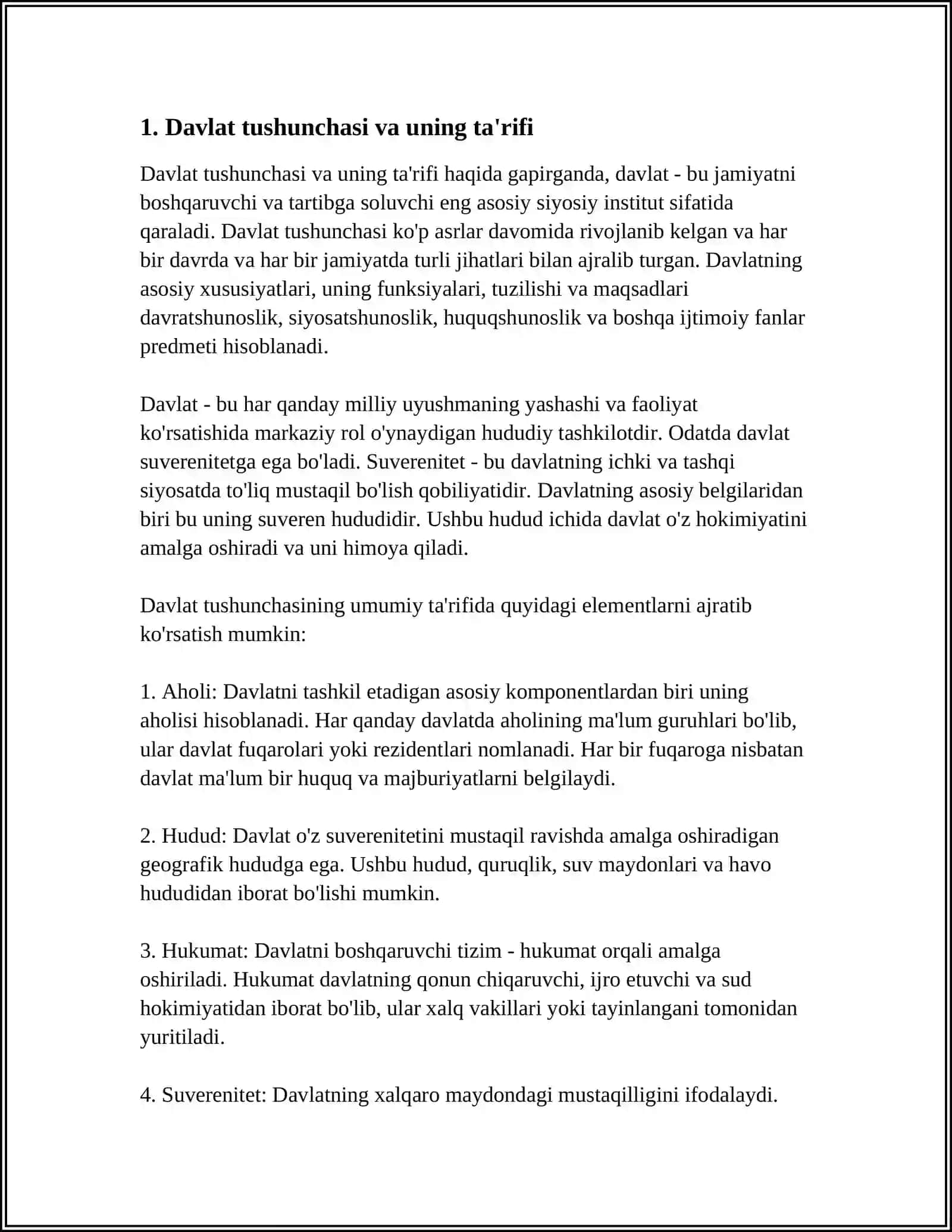 DAVLAT TUSHUNCHASI VA MOHIYATI 3