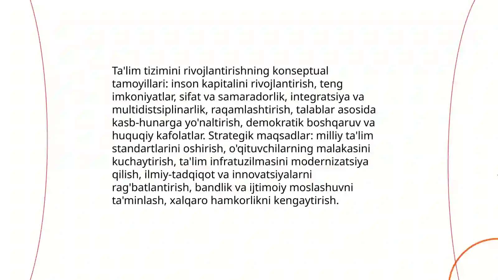 Õzbekiston respublikasi ta'lim tizimini rivojlantirishning konseptual asoslari 3