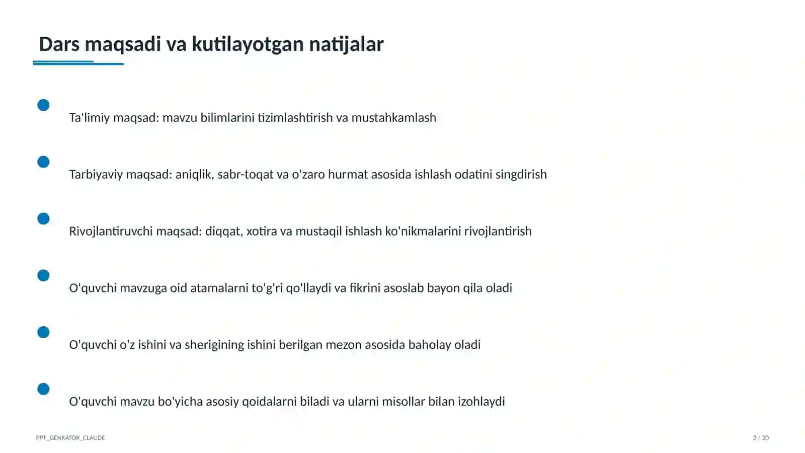 Fitnes va mustaqil mashg'ulot rejasi (11-sinf) 3