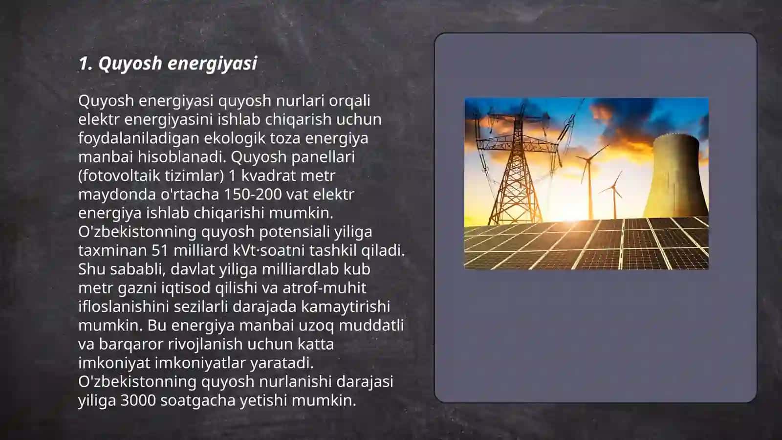 Ananaviy energiya manbalari 3