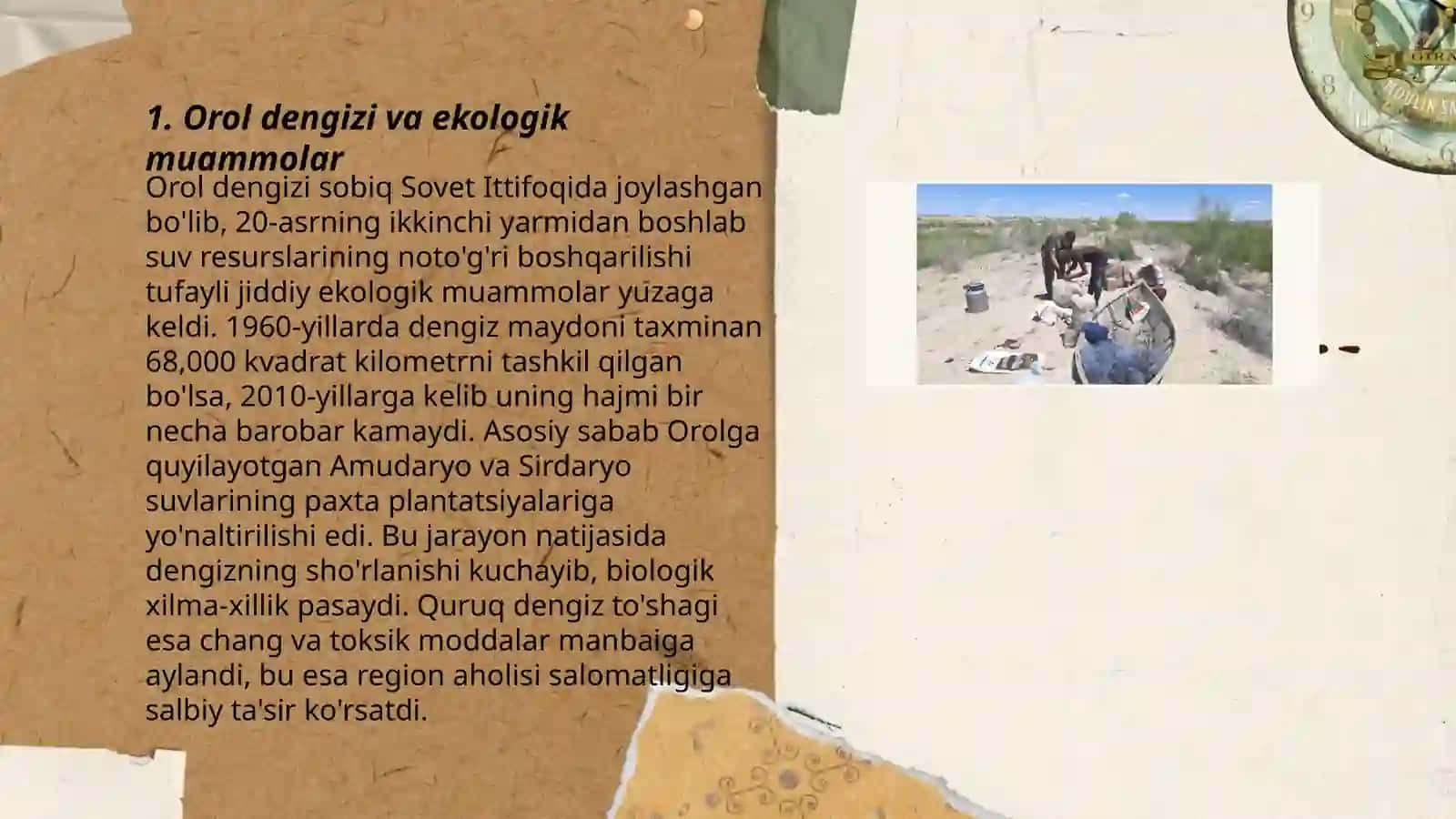 Orol dengizi va ekologik muammolar 3