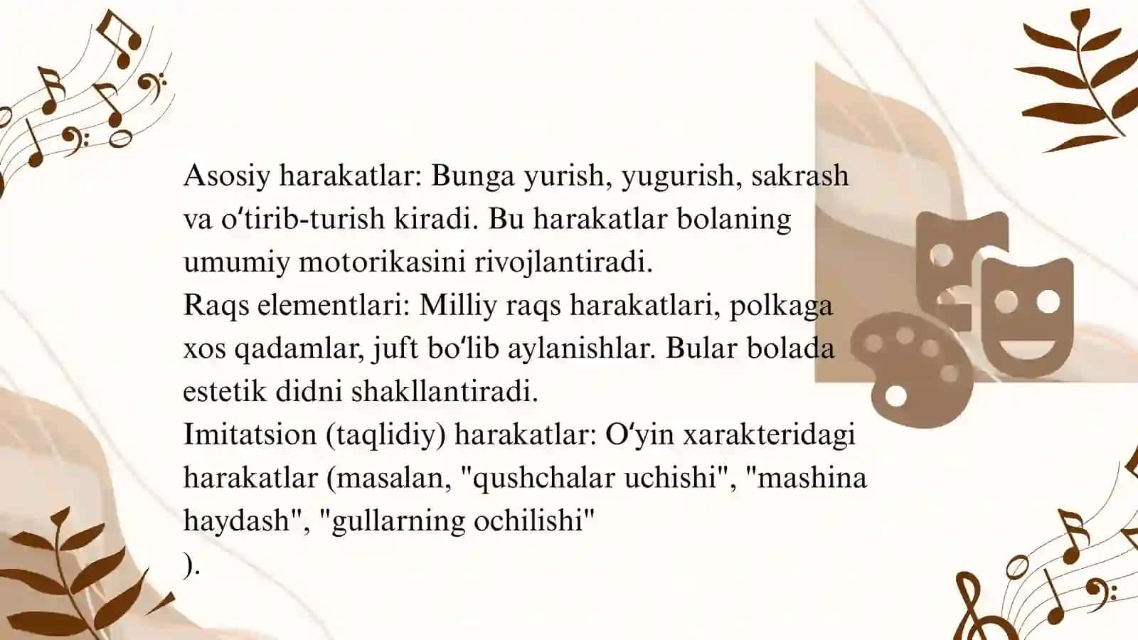 Bolalarni musiqiy-ritmik harakatlar ga oʻrgatish damashgʻulotlari samaradorligini oshirish 3