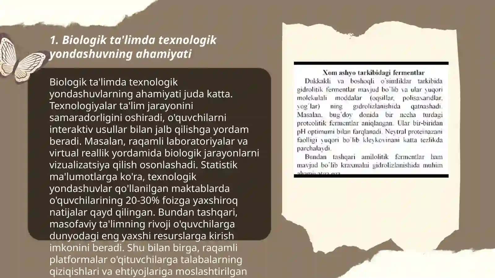 Biologik taʼlim jarayoniga texnologik yondashuv mazmunini loyihalashtirish 3