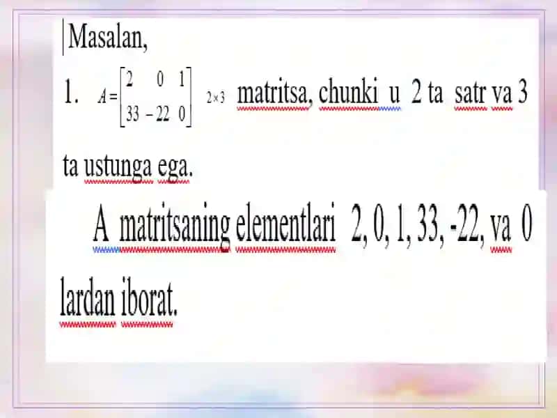 Matritsavadeterminantlar 3