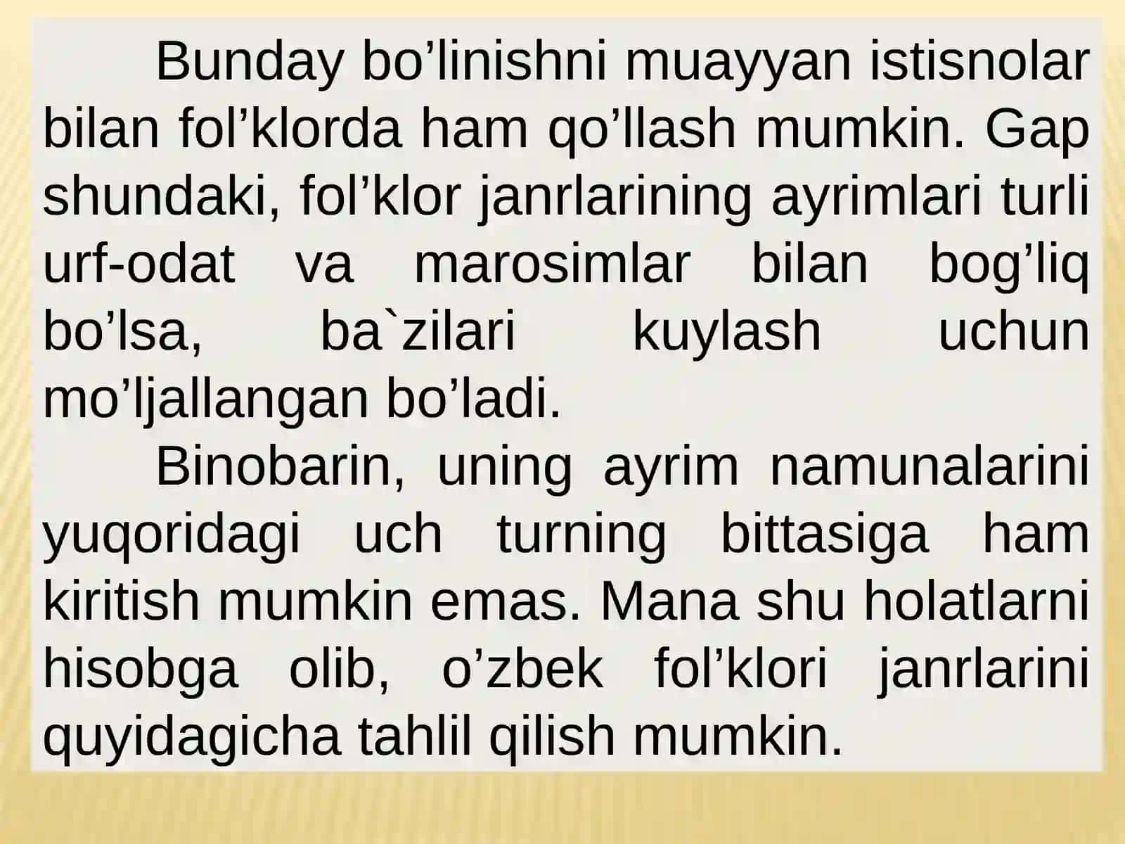 Bolalar qo’shiqlari. Xalq qo’shiqlari va adabiy qo’shiqlari 3