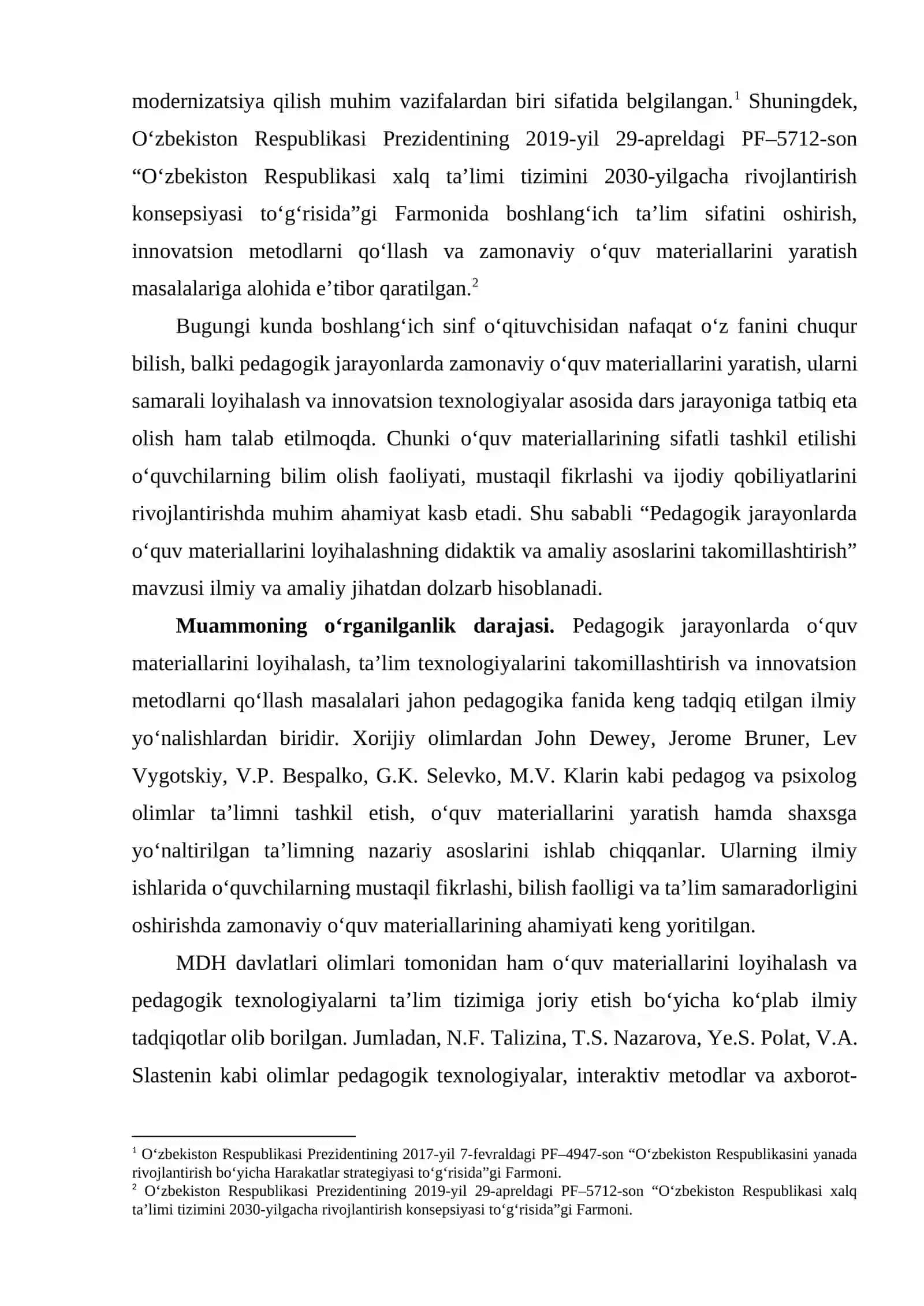 O‘quv materiallarini loyihalashning pedagogik va amaliy asoslarini takomillashtirish 3