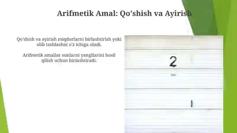 Arifmetik amallar 3