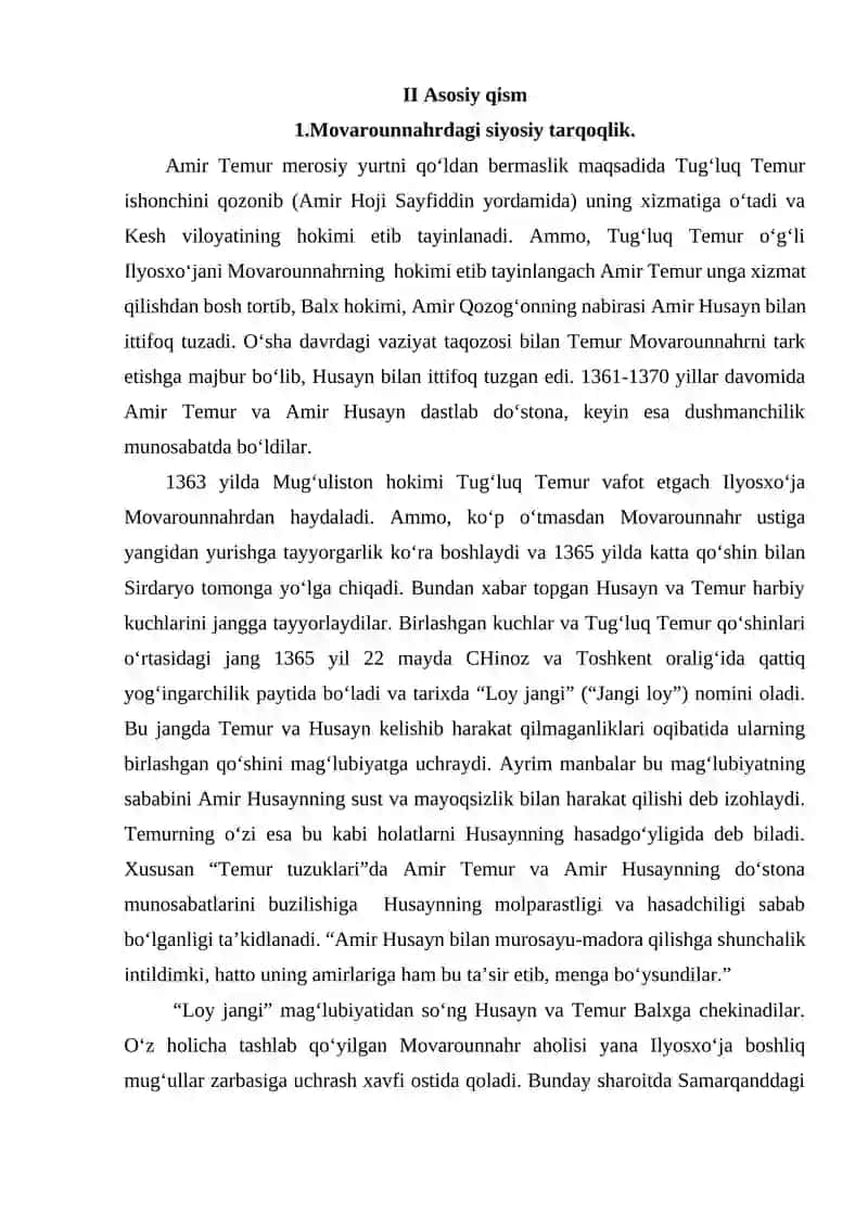 Amir Temur davlatida ma’muriy-hududiy boshqaruv 3