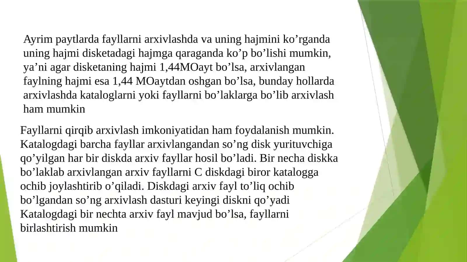 Arxivlash dasturlari 3