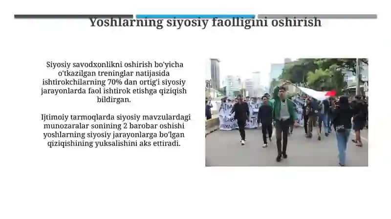 Yoshlar siyosiy madaniyatini rivojlantirish 3