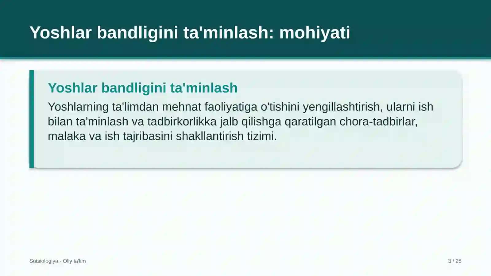 dezinfeksiya xizmatlarida yoshlar bandligini ta'minlash 6290 3