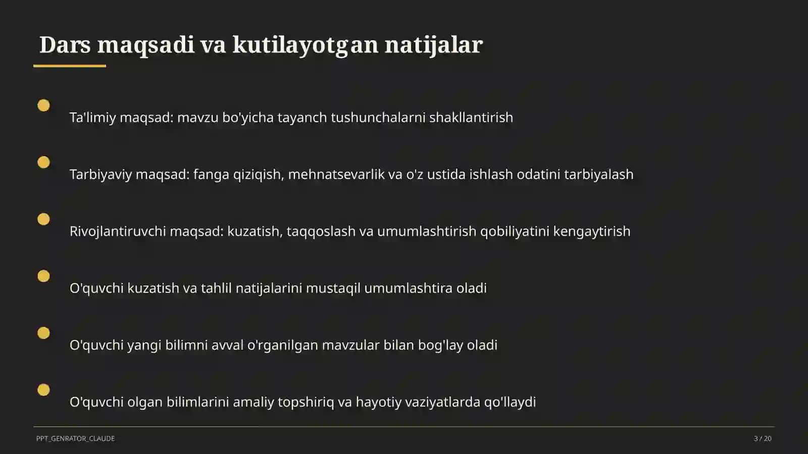 Qurilish chizmalari: bino plani (9-sinf) 3