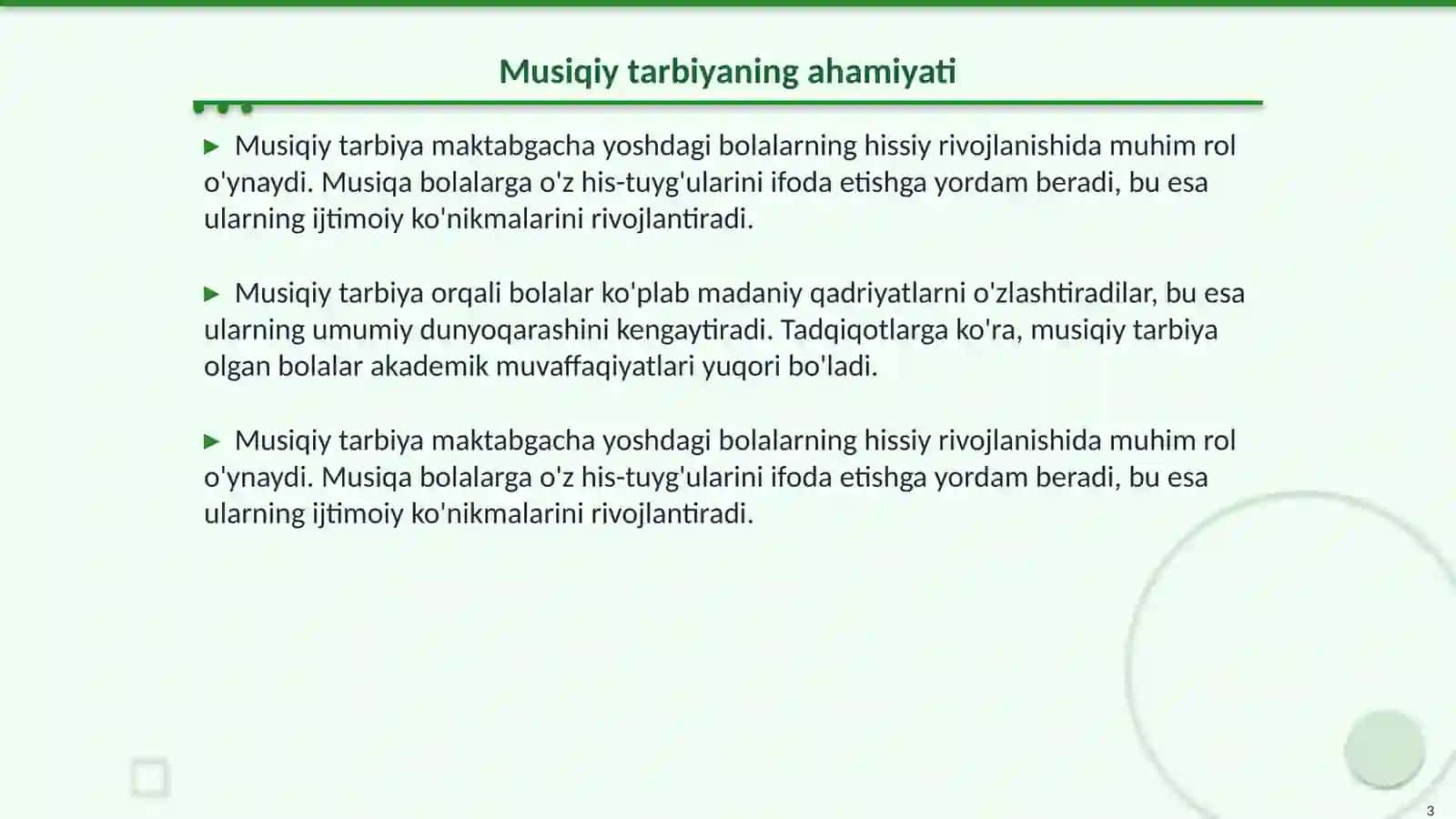Maktabgacha yoshdagi bolalarga musiqiy tarbiya berish metodlari 3