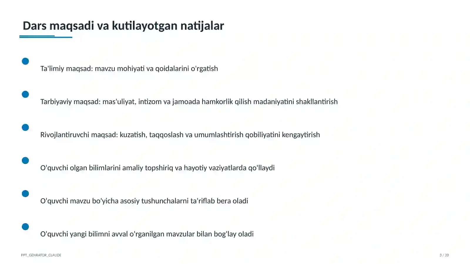 Word dasturida hujjat yaratish (6-sinf) 3