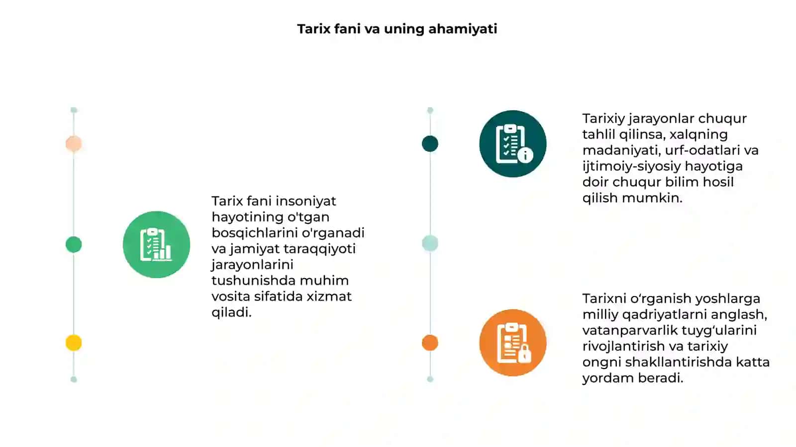 Tarix o'rganishning asosiy omillari va qonuniy jarayonlari 3