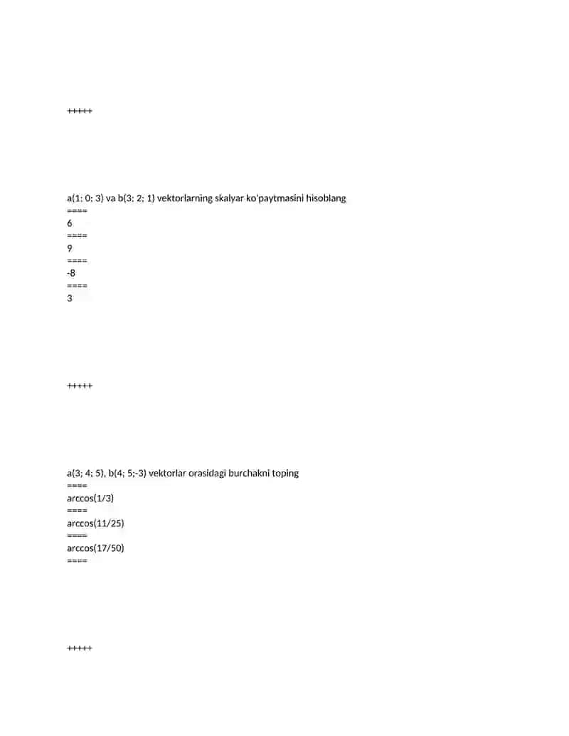 Noto'g'ri determinantning xossalari 3