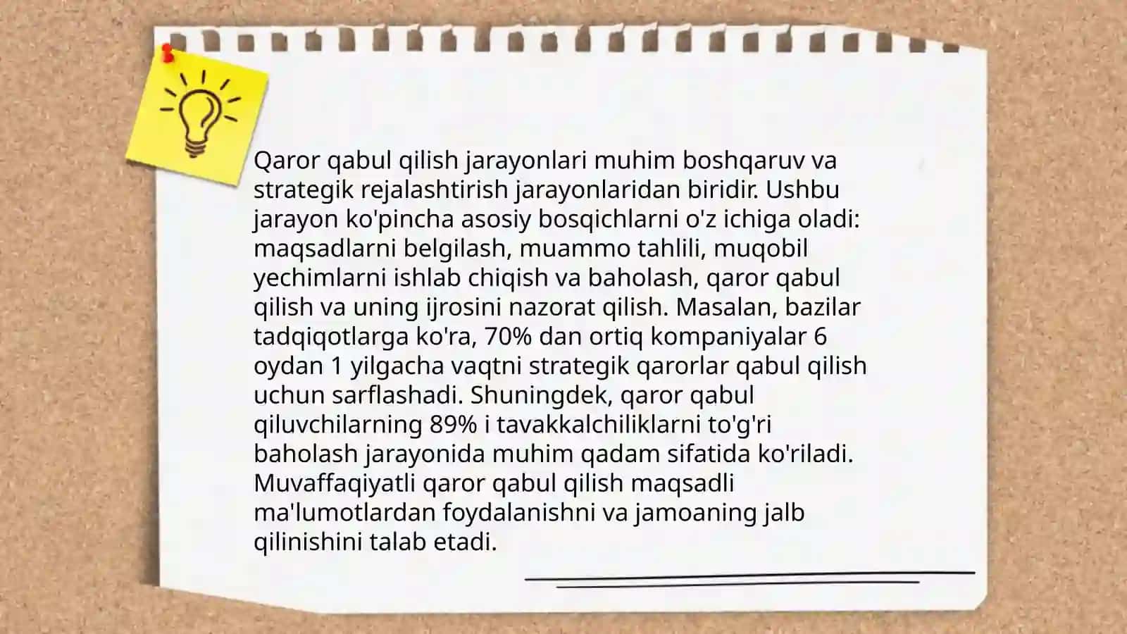 Qaror qabul qilish psixologiyasi 3