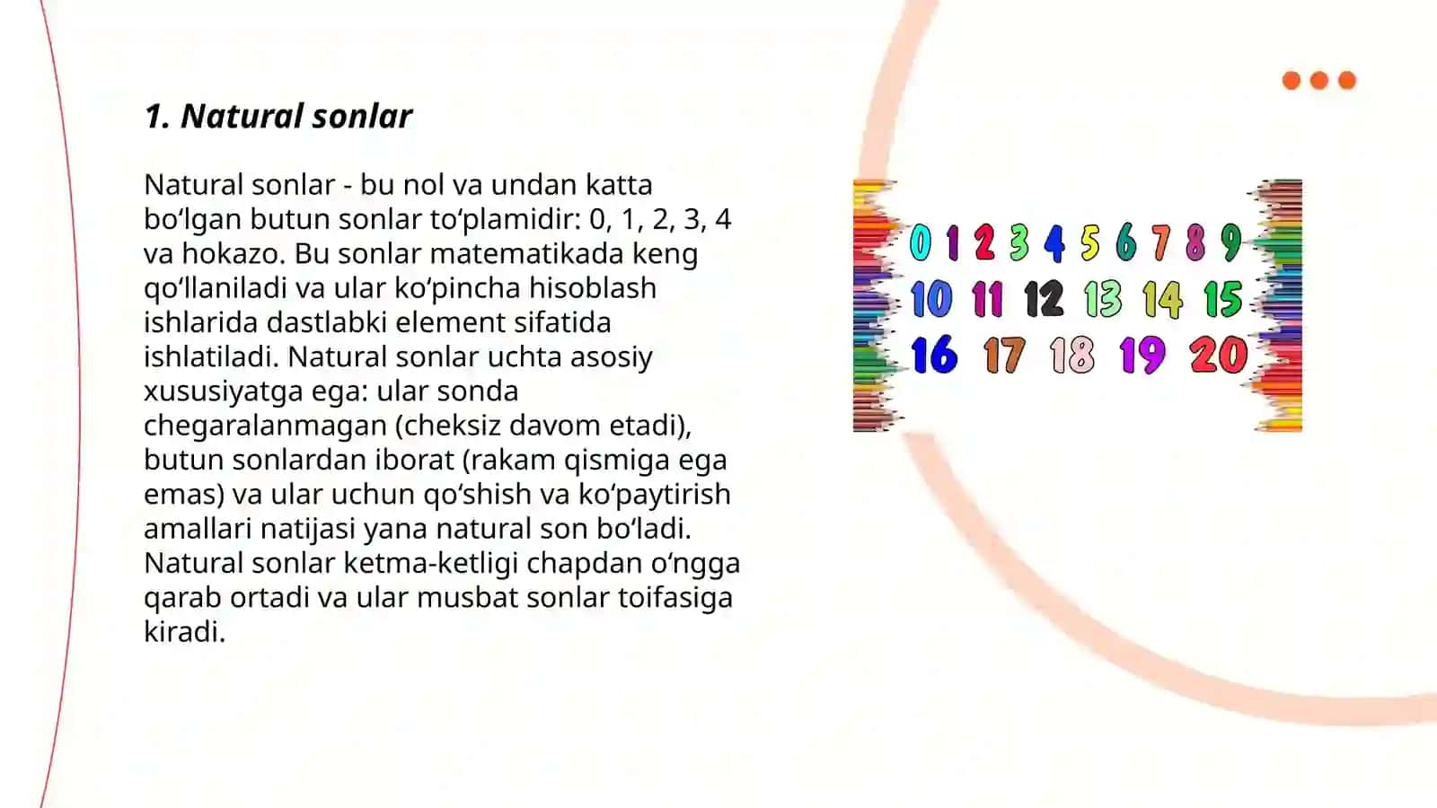 Natural sonlar 3
