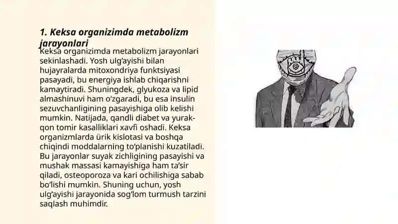 Keksa organizimning fizologik xususiyatlari 3