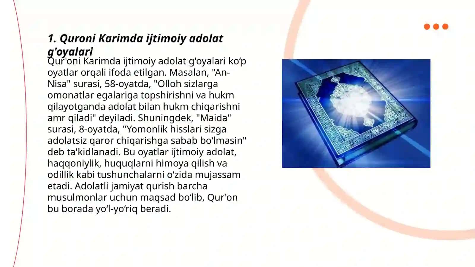 Quroni Karimda Ijtimoiy Pedagogik G'oyalarning O'rni va Ahamiyati 3