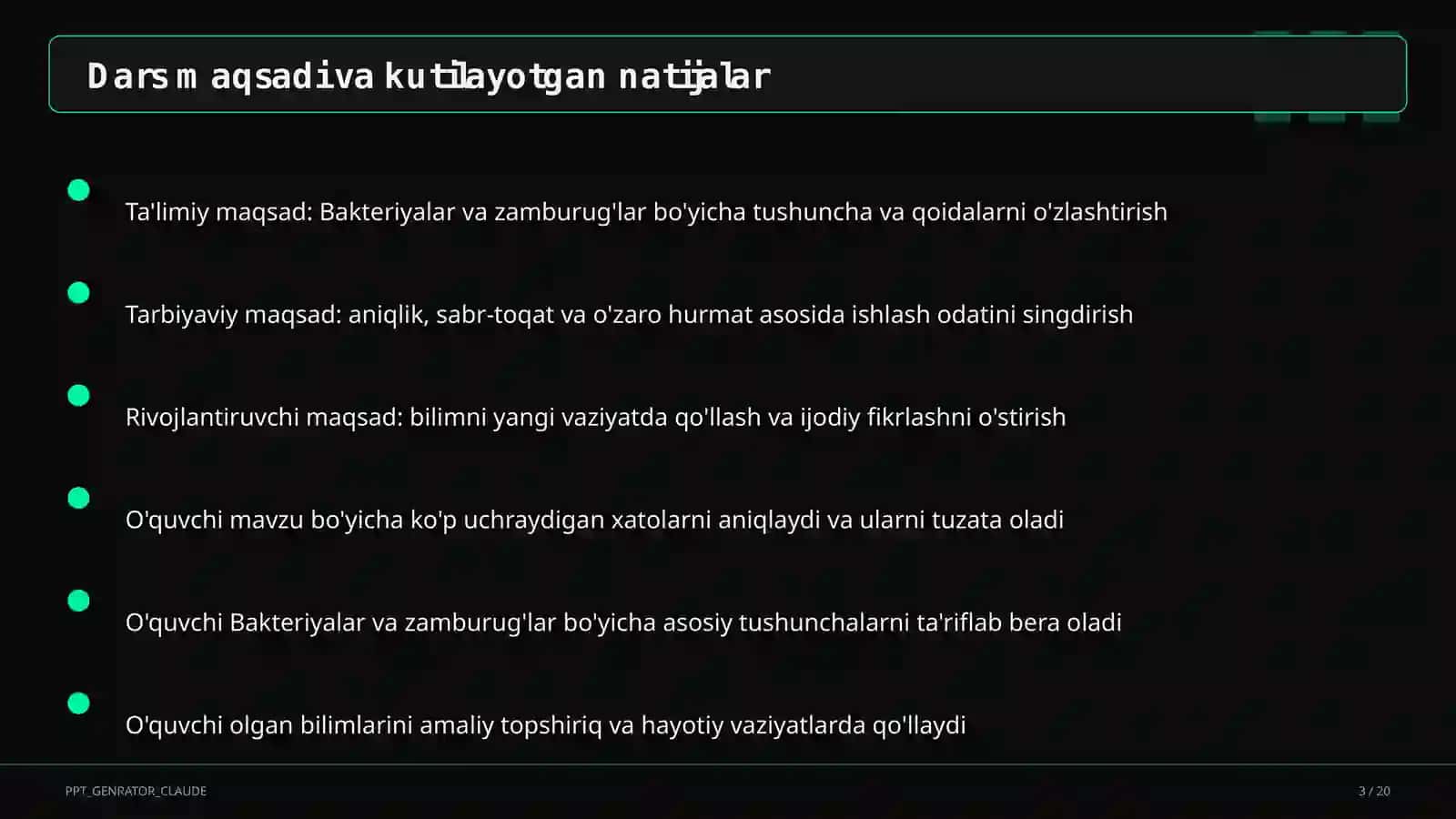 Bakteriyalar va zamburug'lar (6-sinf) 3