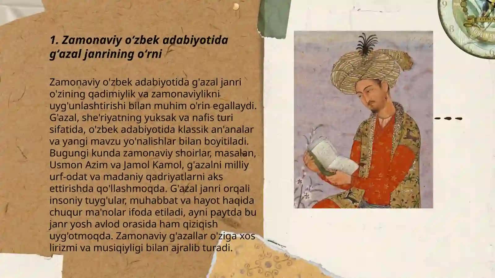 Zamonaviy oʻzbek adabiyotida gʻazal janri 3