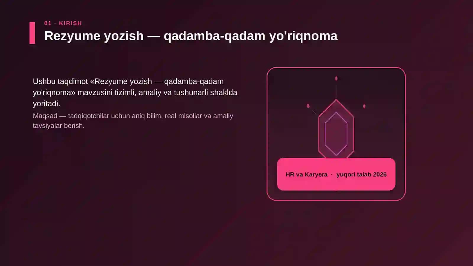 Rezyume yozish — qadamba-qadam yo'riqnoma 3