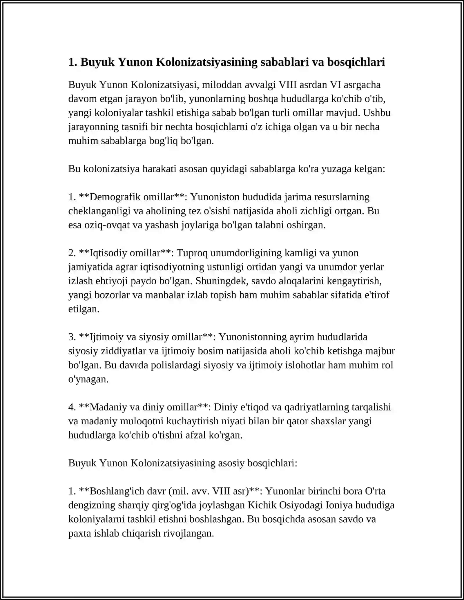 BUYUK YUNON KOLONIZATSIYASI 3