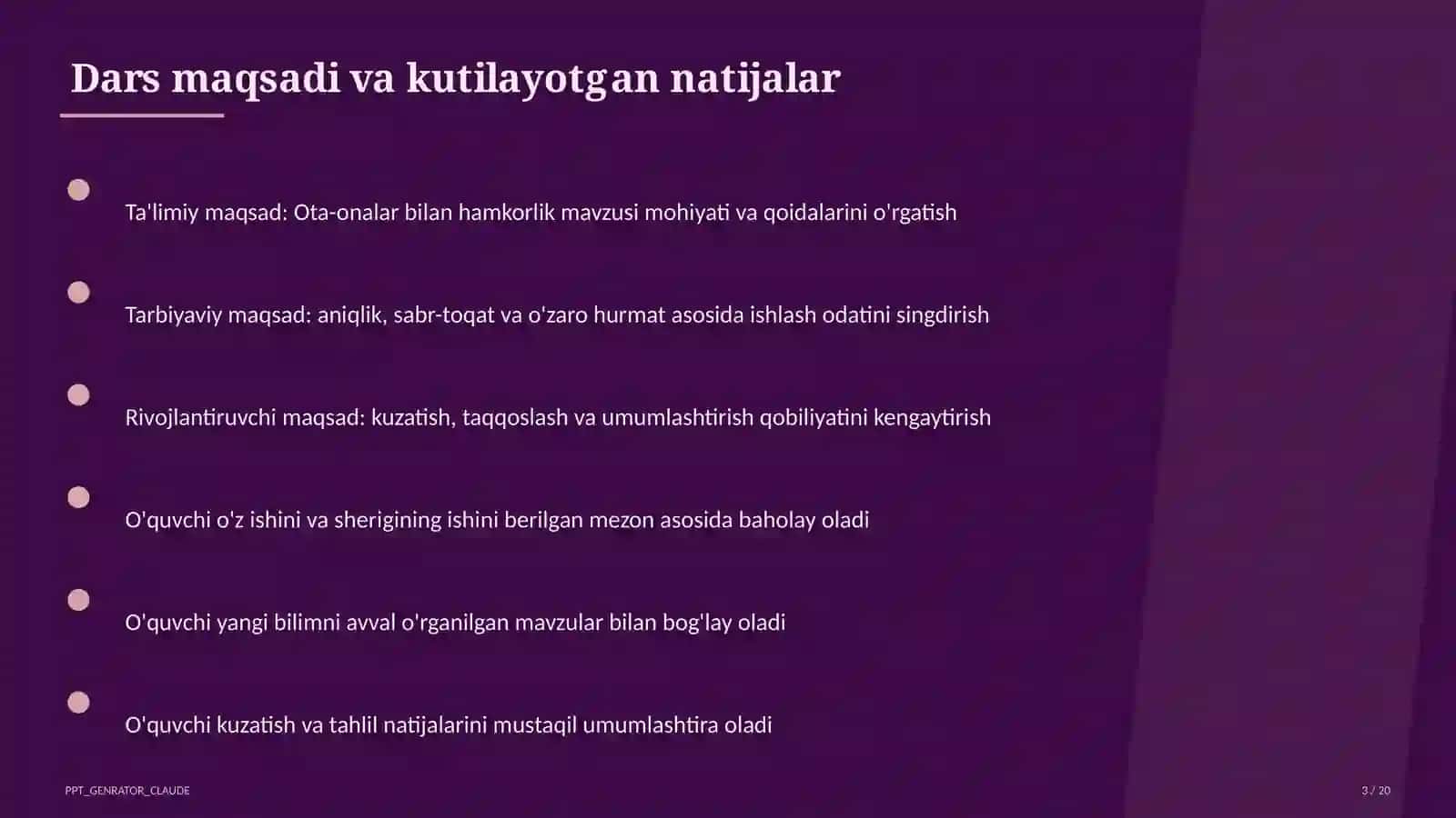 Pedagogika va o'qitish metodikasi 3