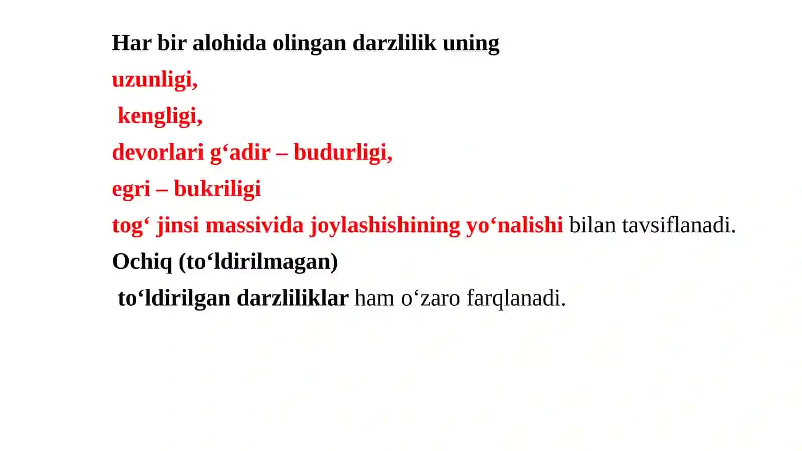 Tog‘jinslarmassivining umumiy tabiiy va texnogen tuzilmas mexanik xususiyati 3