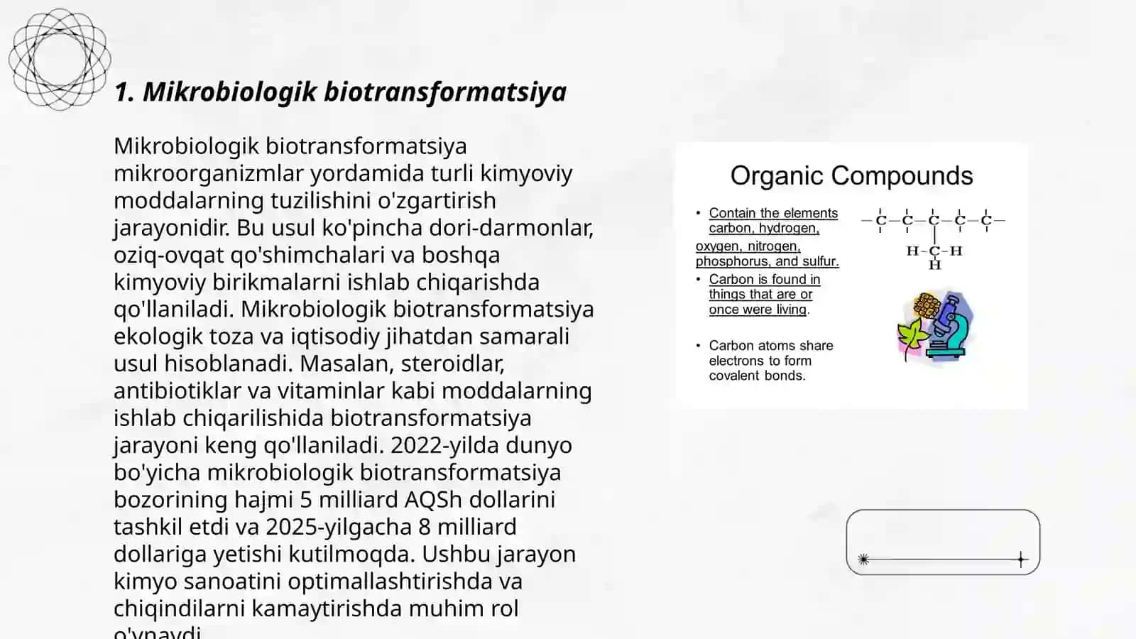 Mikrobiologik biotransformatsiya 3
