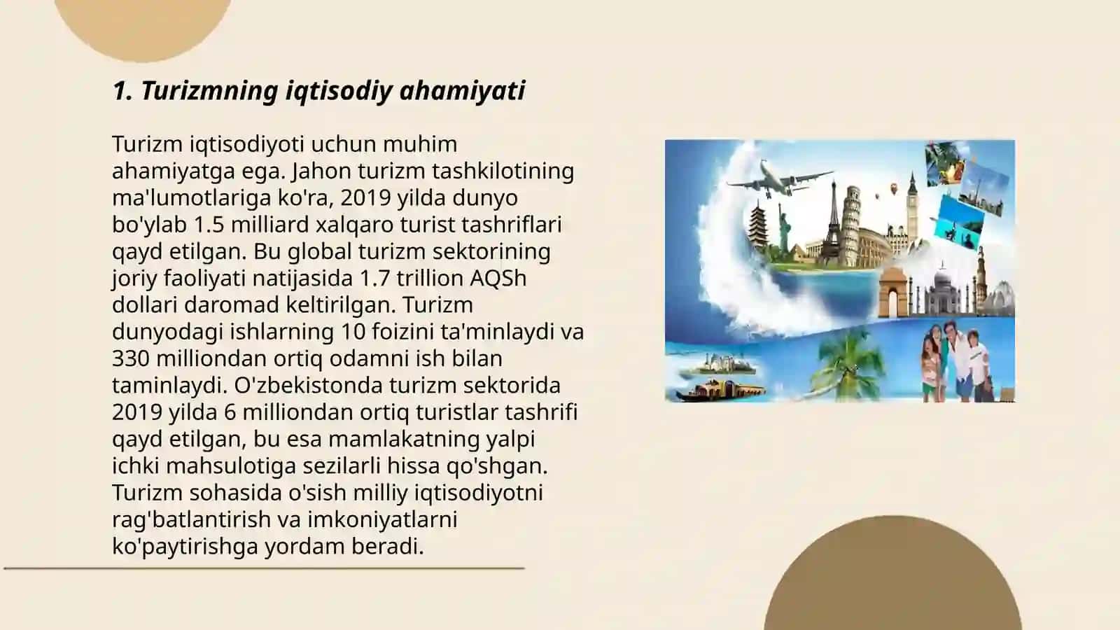 Turizmning asosiy xususiyatlari va amaliy ahamiyati 3