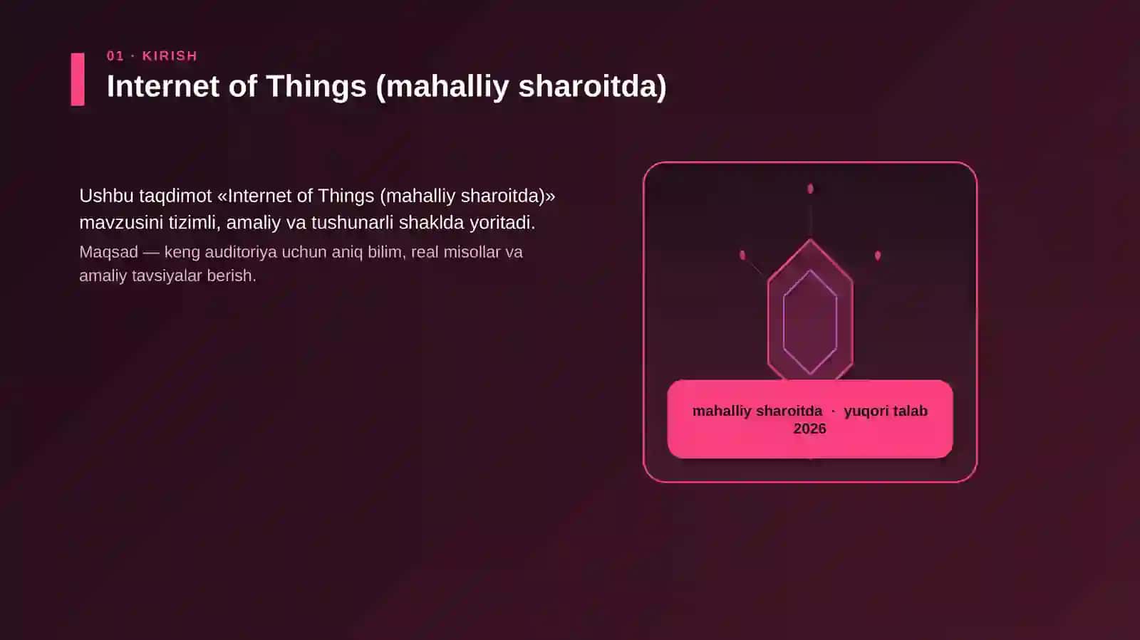 Internet of Things (mahalliy sharoitda) 3