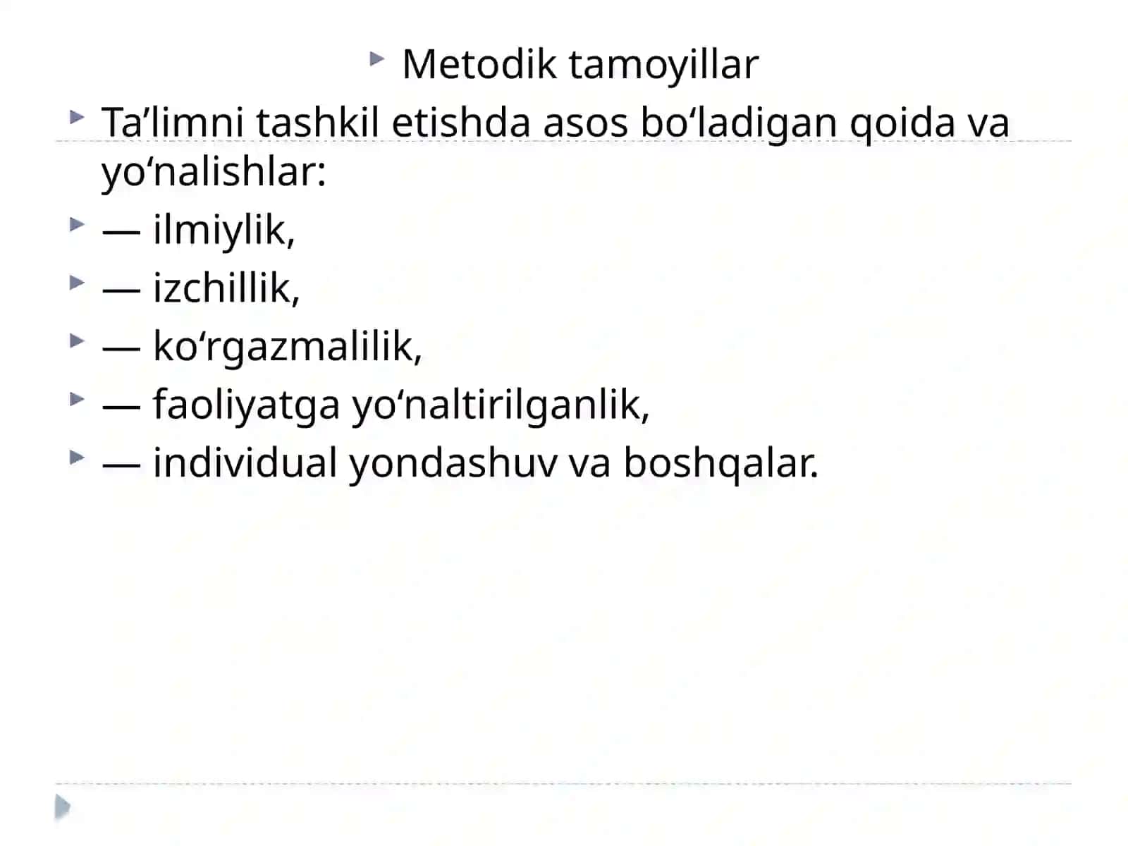 Ilmiy-pedagogik adabiyotlarni o‘rganish, zamonaviy ta’lim texnologiyalari tushunchasini aniqlash va umumlashtirish 3