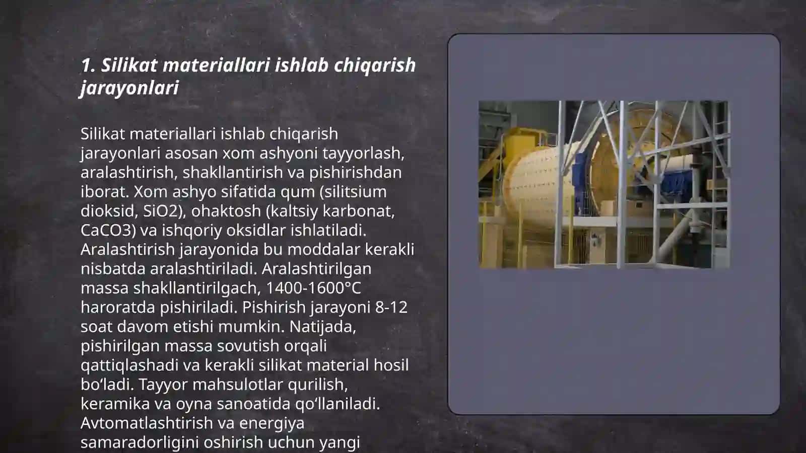 Silikat sanoati 3