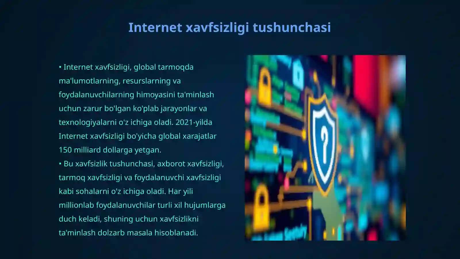 Internetda foydalanuvchi xavfsizligi asoslari 3