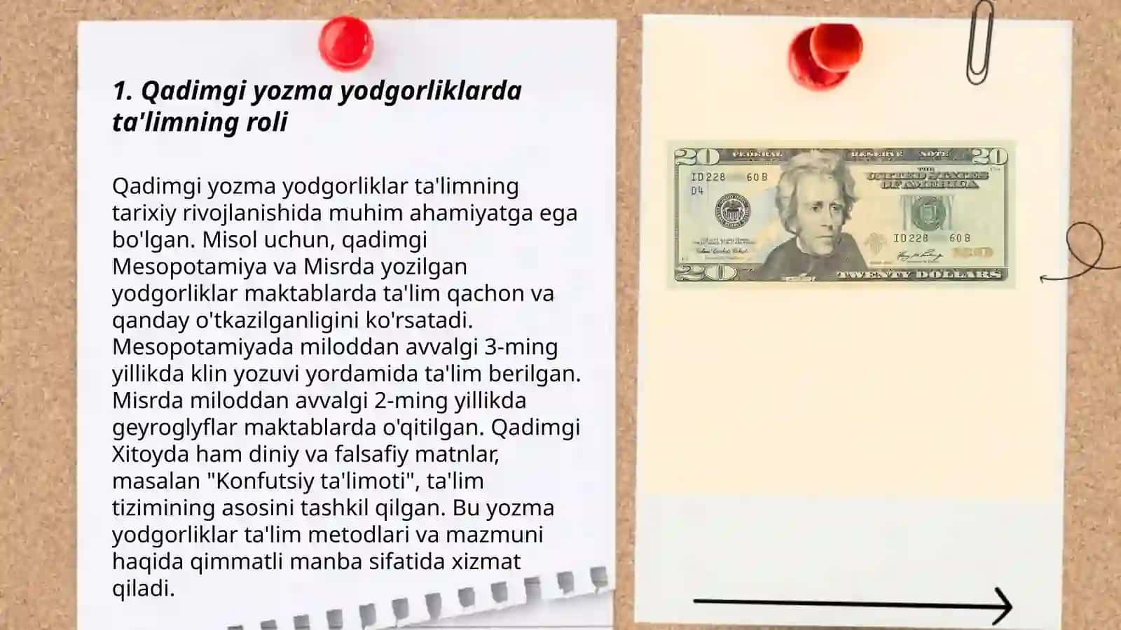 Eng qadimgi yozma yodgorliklarda ta'lim-tarbiya masalalari 3