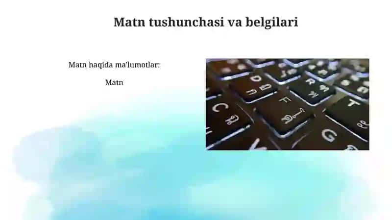 Matn va uning turlari 3