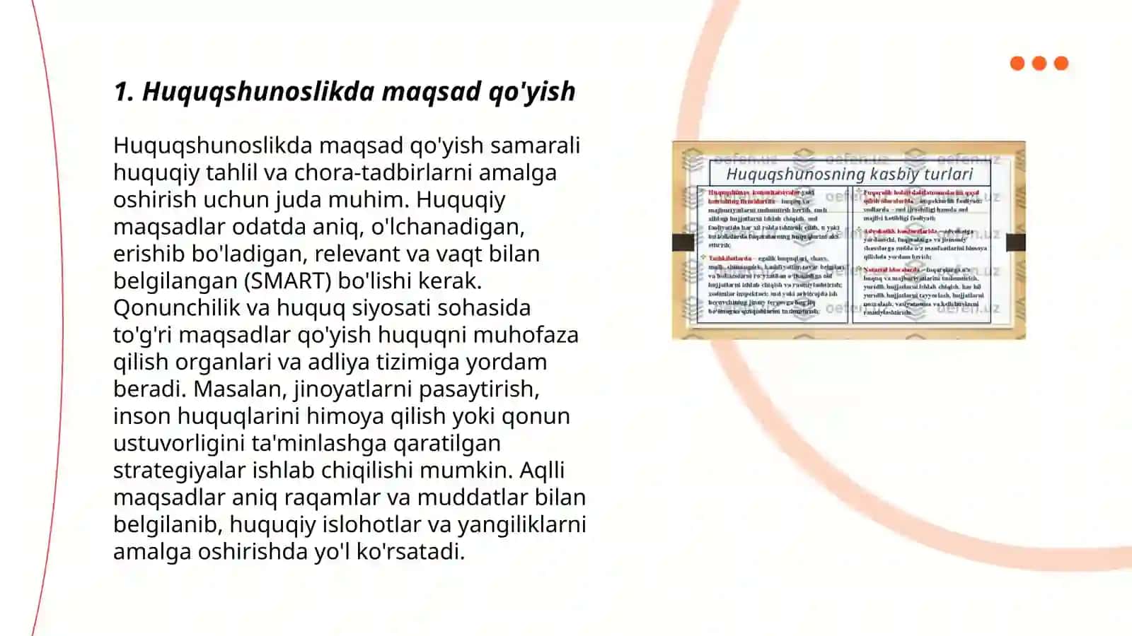 Huquqshunosning shaxsiy rivojlanishi 3