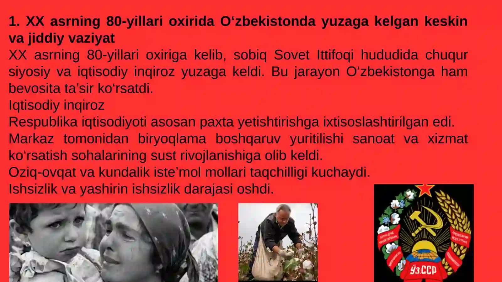MUSTAQILLIKKA ERISHISH ARAFASIDA O‘ZBEKISTONDAGI IJTIMOIY-SIYOSIY JARAYONLAR 3
