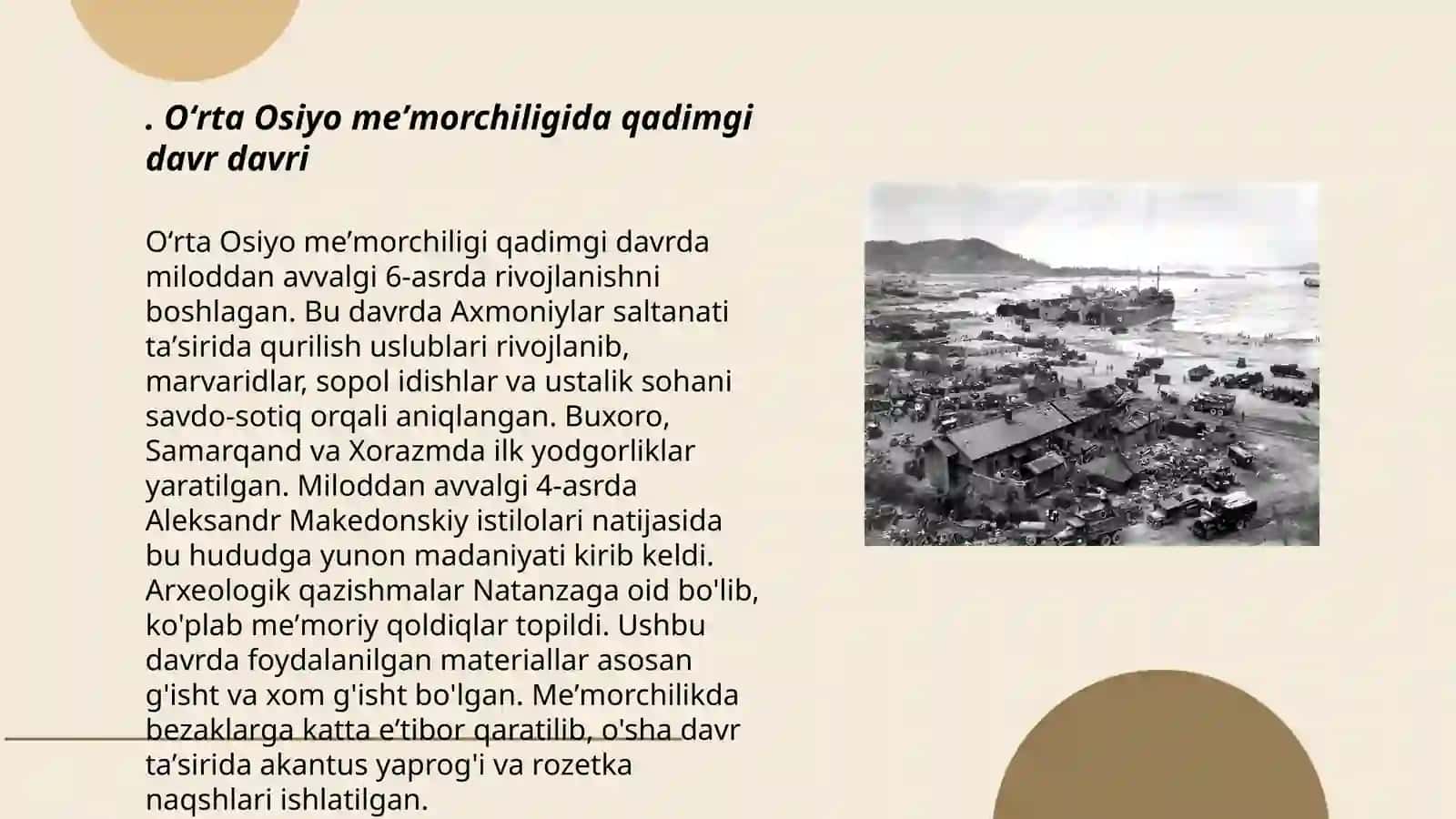 Ôzbekiston meʼmorchilik sanʼati tarixi 3