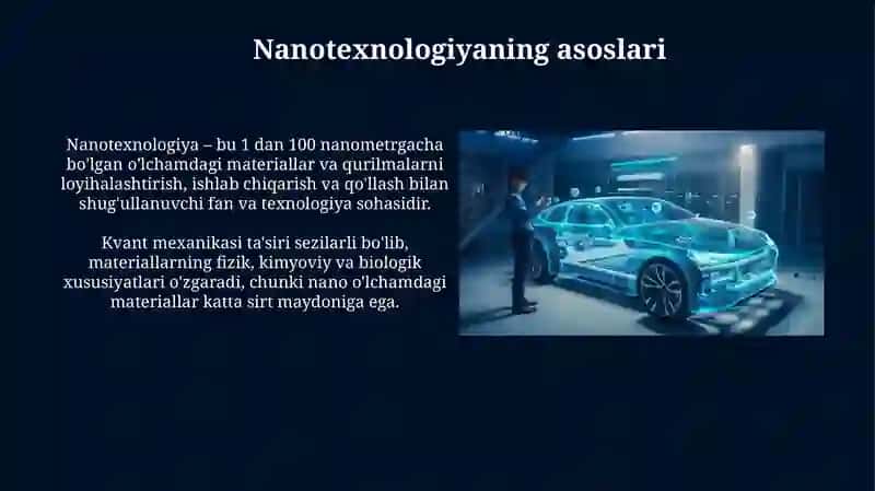 Avtomabil va Traktorlarda Nano Texnalogiyalari 3