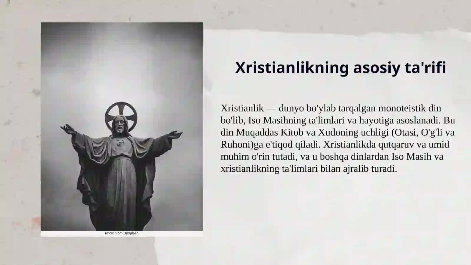 Xristianlik dini va gʻoyalari 3